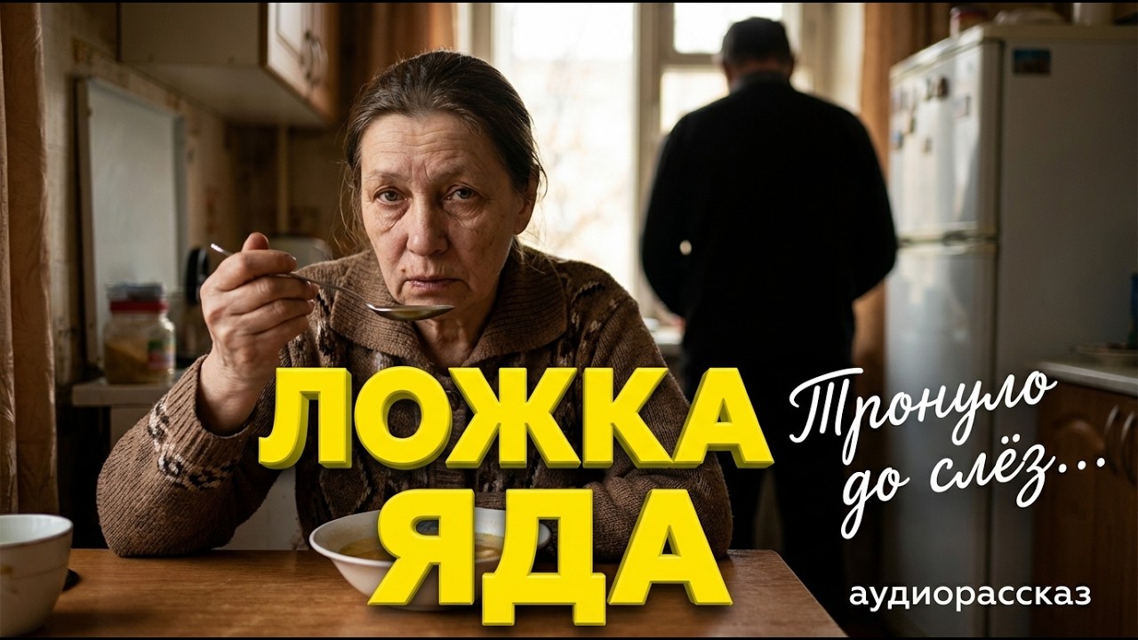 «ЛОЖКА ЯДА». Он ни разу не УДАРИЛ её, но она ЗАСТЫЛА, когда поняла, что он сделал... | Аудиорассказ