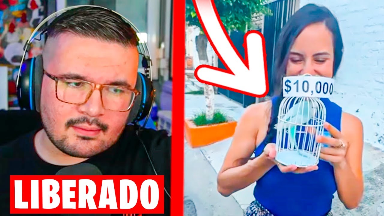 MUJER LIBERA PERIQUITOS A CAMBIO DE DINERO