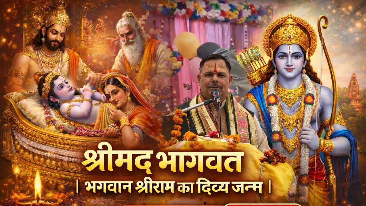 श्रीमद् भागवत कथा | भगवान श्रीराम का दिव्य जन्म