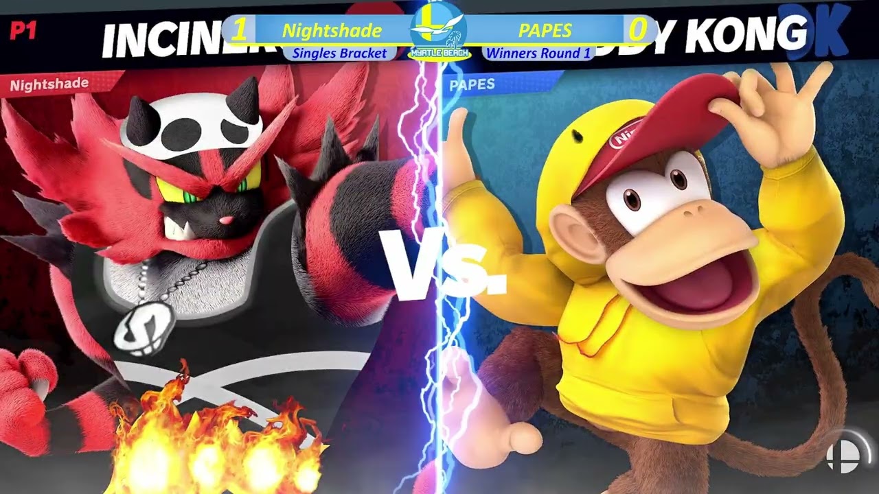 SocaSmash 166 Ultimate Singles: Nightshade (Incineroar) vs PAPES (Bayonetta, Diddy Kong) Winners R1