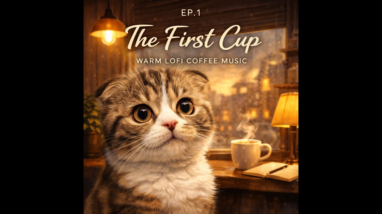 European Café Lofi ☕ Cozy Coffee Music for Focus & Study | Focus Cat Café