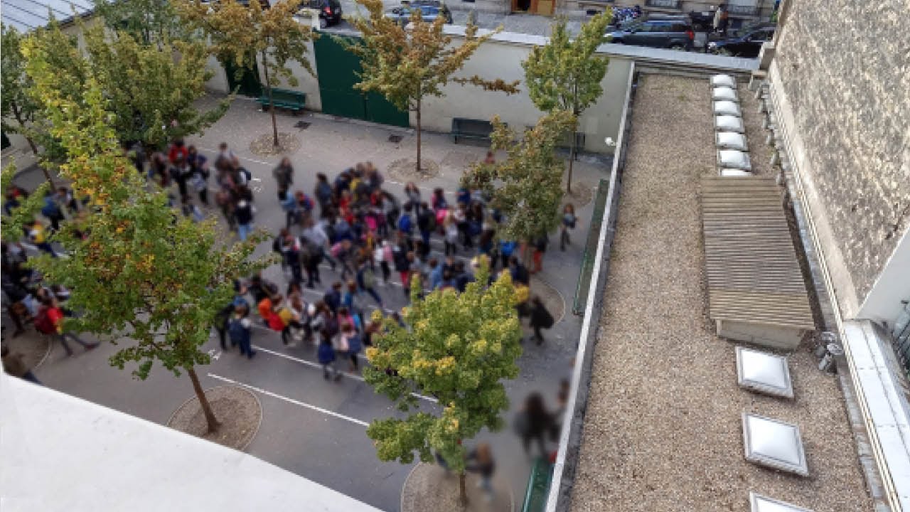 Collège Octave Gréard : projet d'aménagement de la cour Oasis