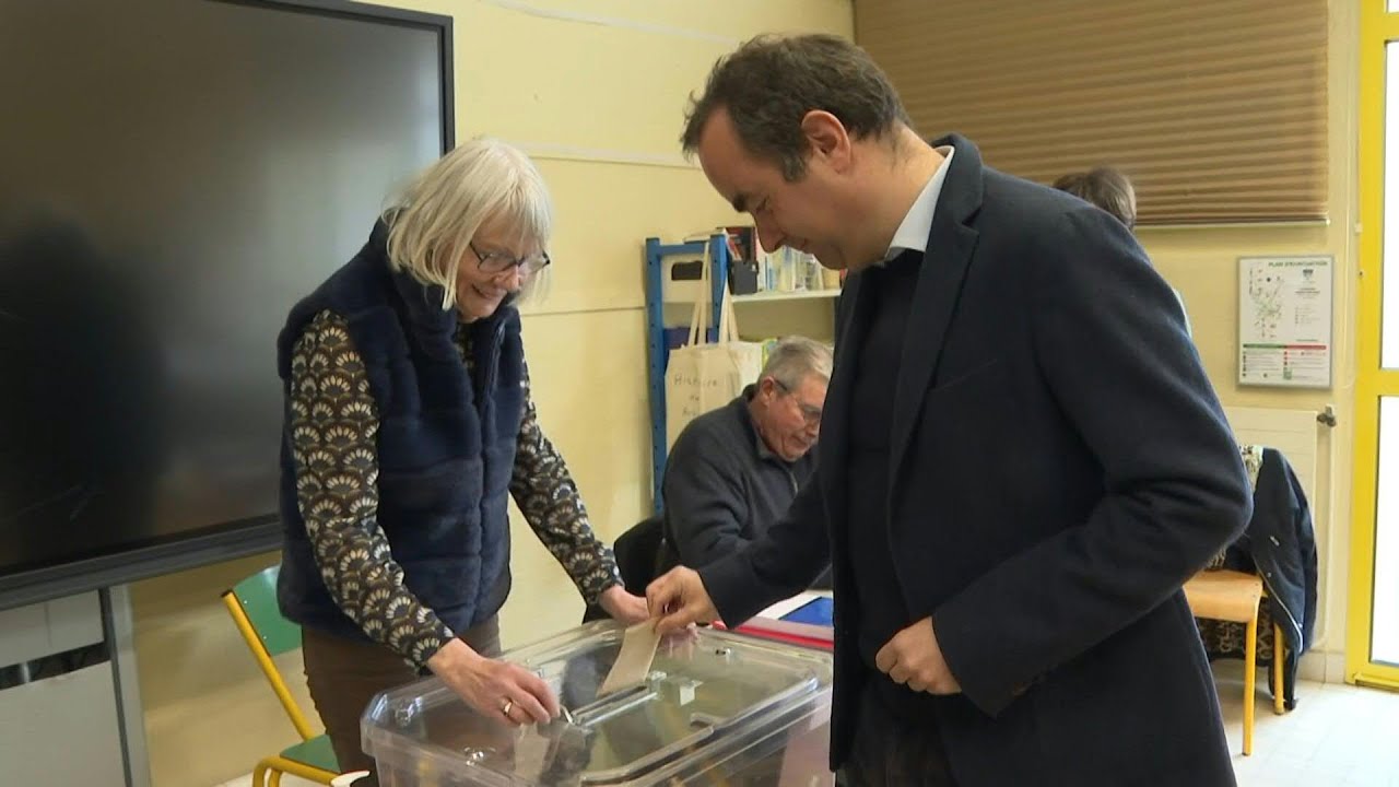 French mayoral elections: French PM Sébastien Lecornu votes | AFP