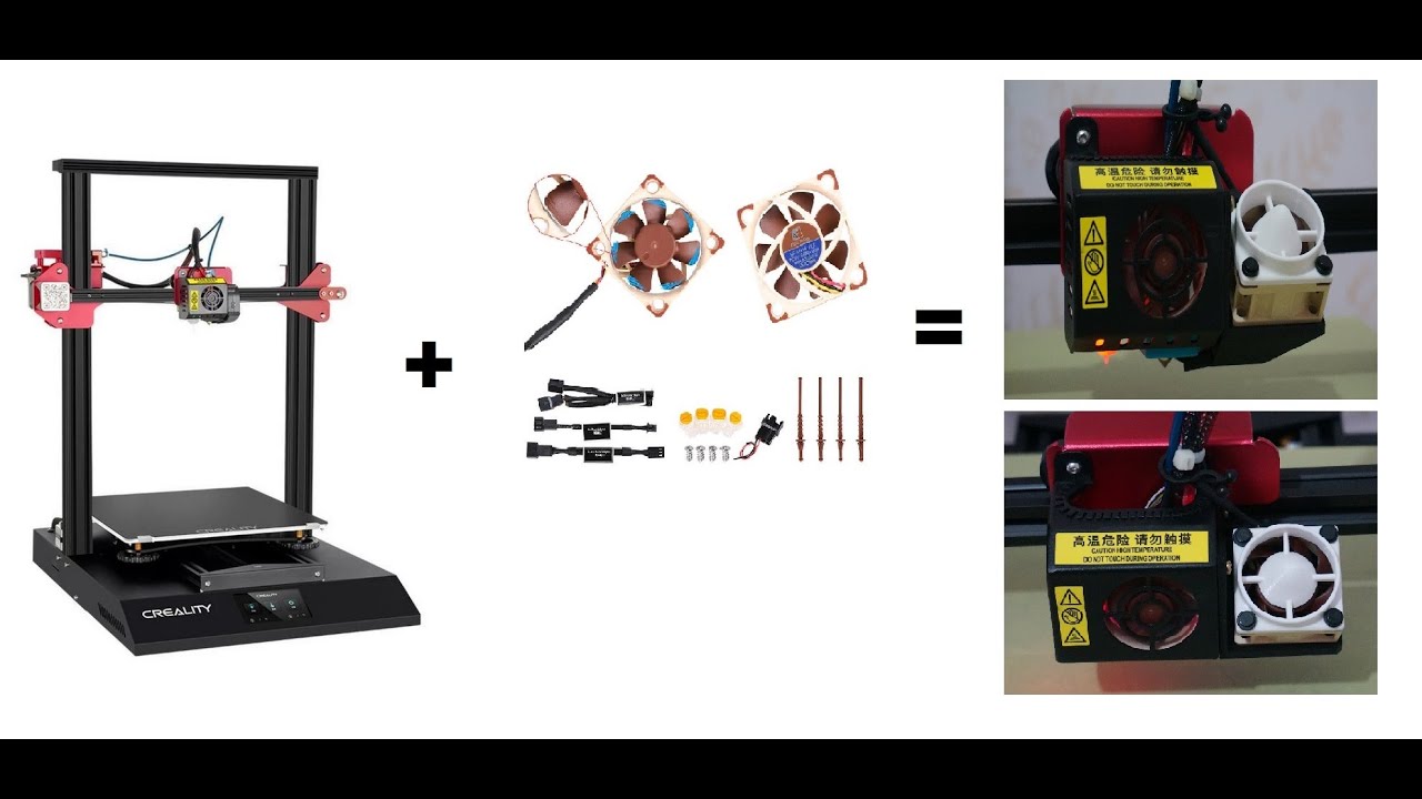 Creality Cr-10s Pro V2 Noctua Fan Upgrade