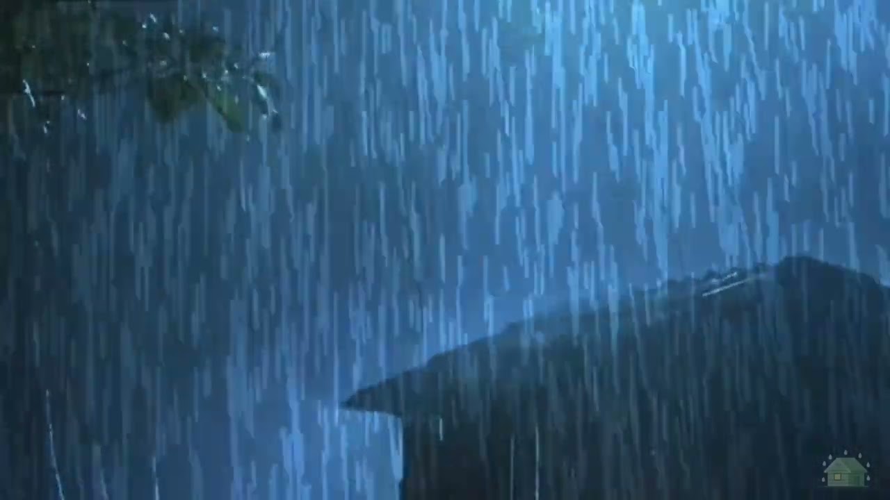 Soothing Rain at Night 🌙 Deep Sleep • Stress Relief • ASMR Rain