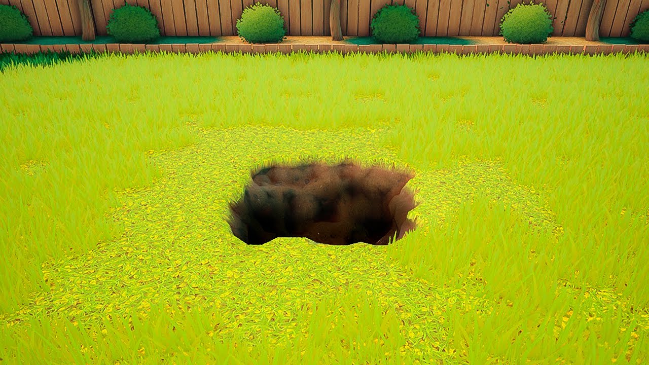I literally just dug a hole and this happened