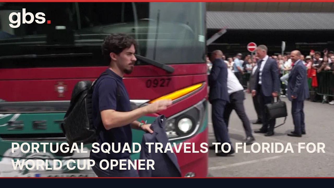 Portugal Depart for Florida Ahead of First World Cup Match | AC1P