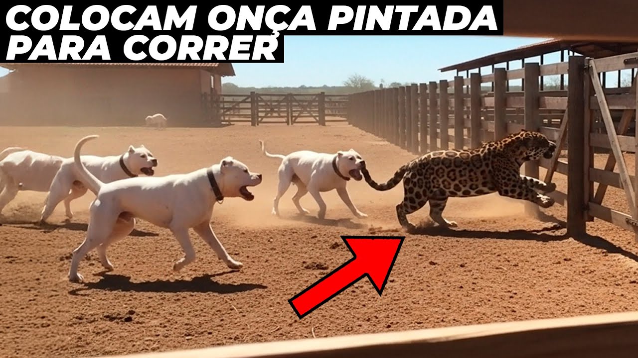 CÃES QUE PROTEGEM FAZENDAS ATÉ DE ONÇA PINTADA