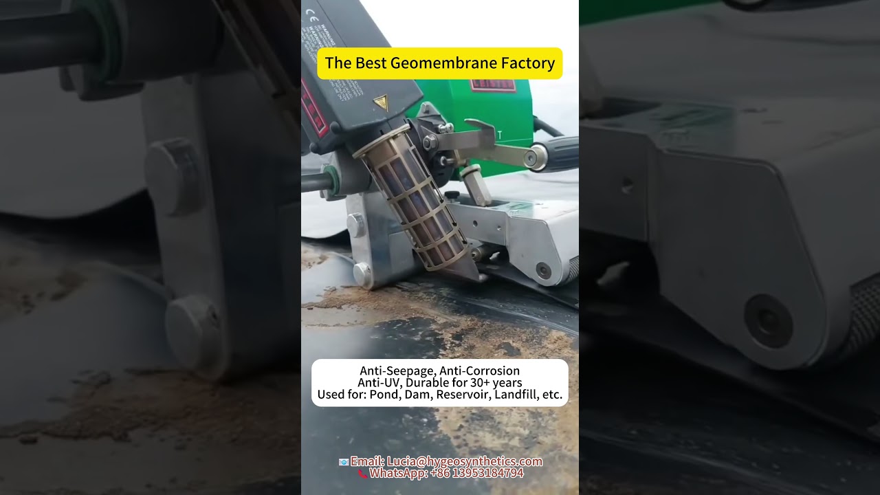 Best Geomembranes Factory for Reservoir/ Pond/Dam Liner #geomembrane #pondliner #damliner