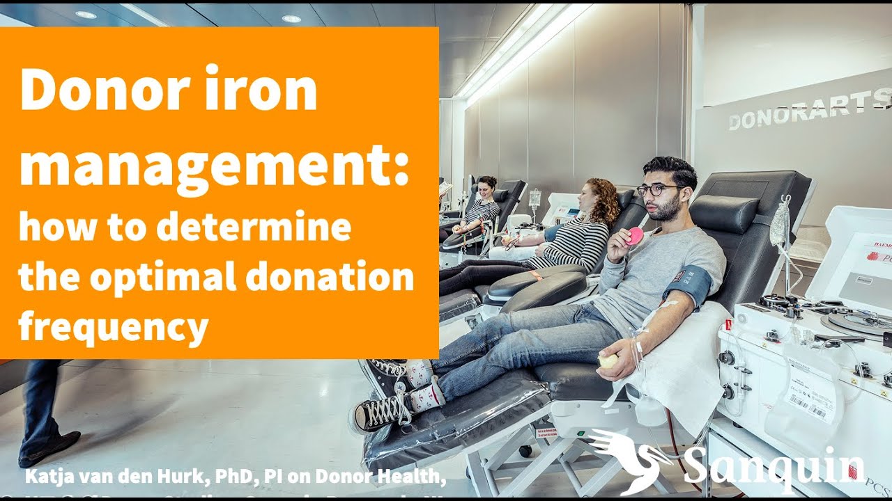 Donor iron management: how to determine the optimal donation frequency