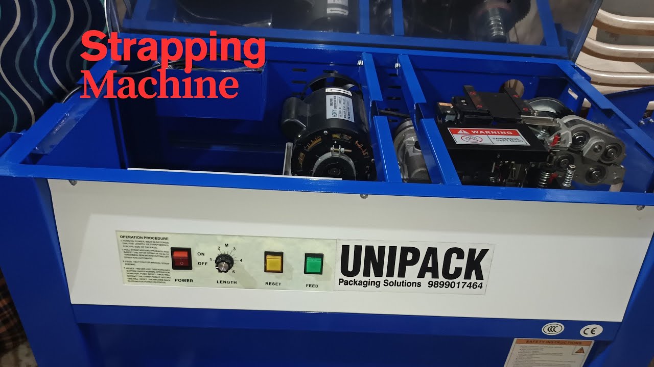 Box Strapping machine #strappingmachine  #boxstrappingmachinr #trandingviralvideo  #viralvideo