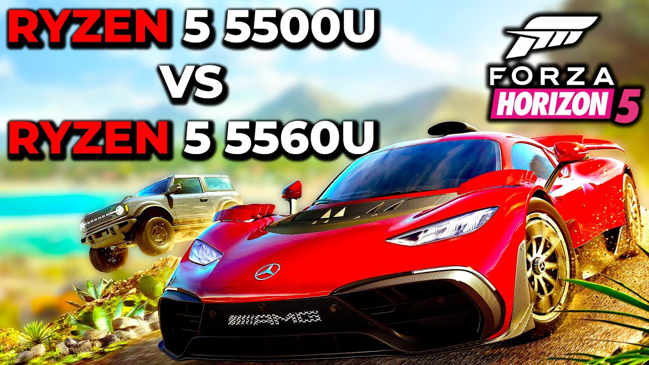 Forza Horizon 5 | 5500U vs 5560U | AMD RYZEN 5 5500U VS RYZEN 5 5560U | Mobile APU Performance Test