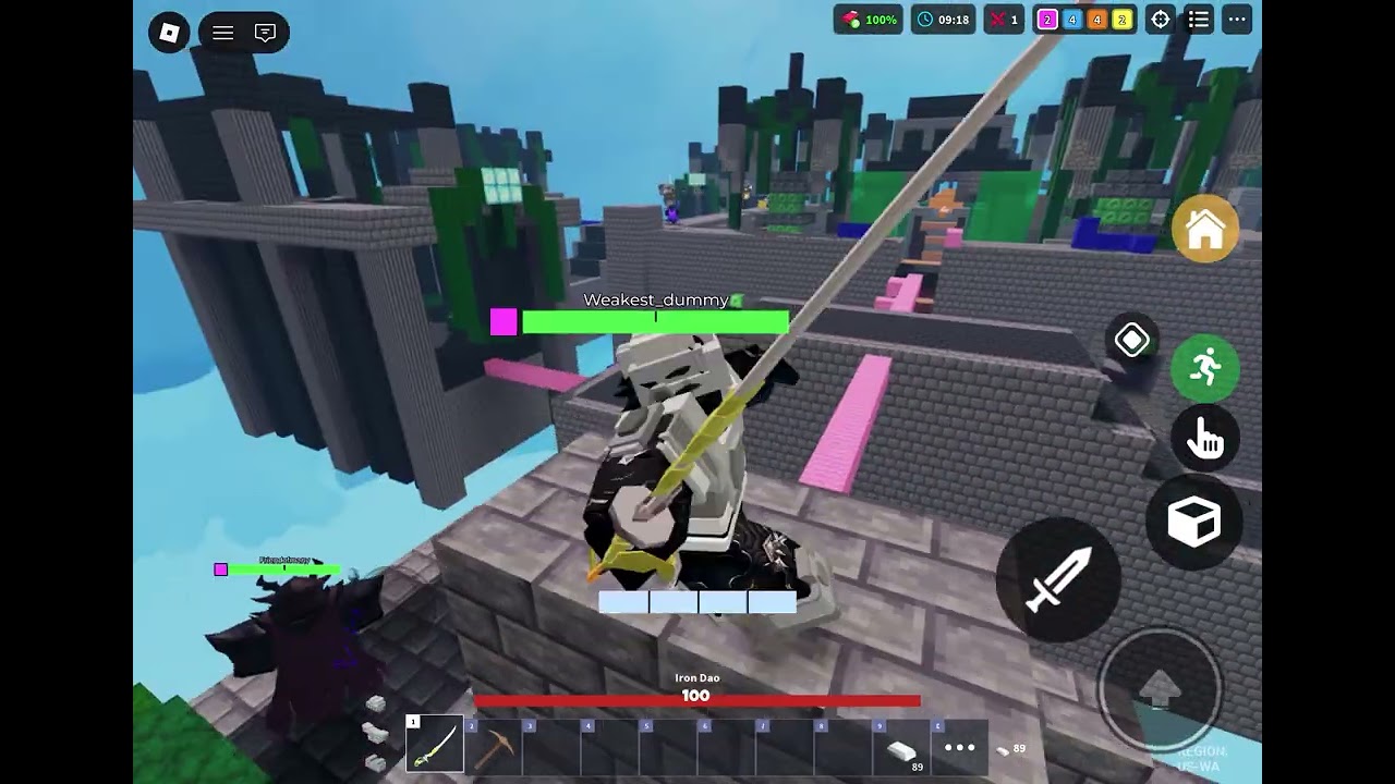 I almost won a game of bedwars