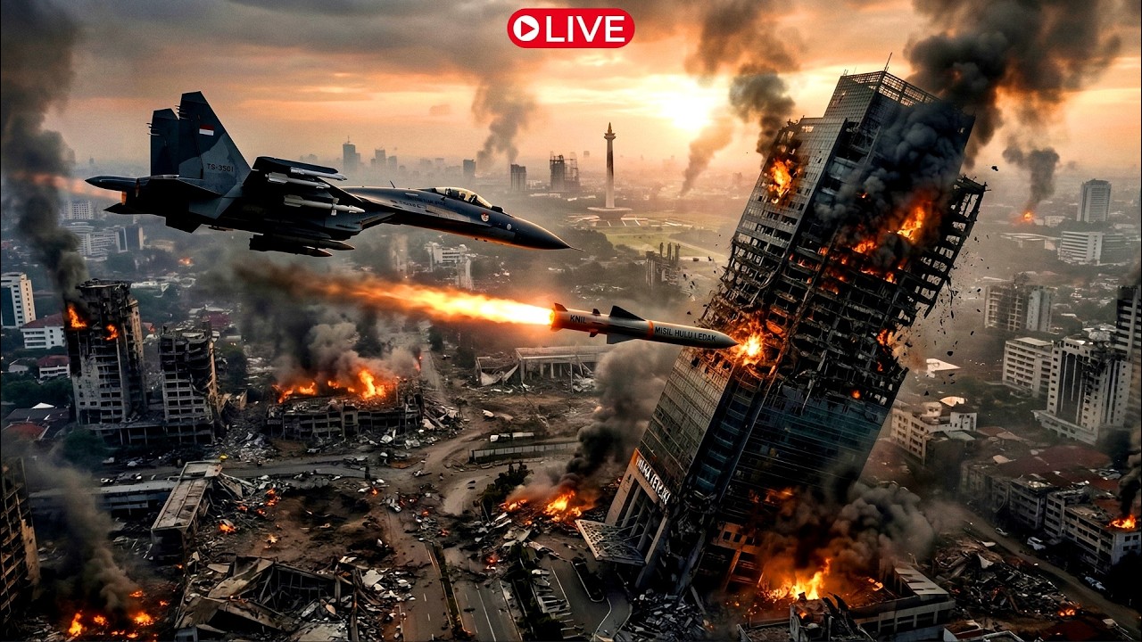 🔴Baru saja Siang ini GELOMBANG SERANGAN KE-12 RUDAL NERAKA IRAN - Tel Aviv dan Haifa Mencekam