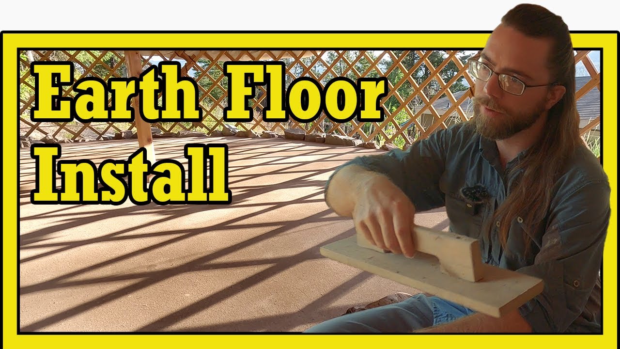 Earth Floor Install in an Authentic Mongolian Yurt | 2024 Permaculture Technology Jamboree