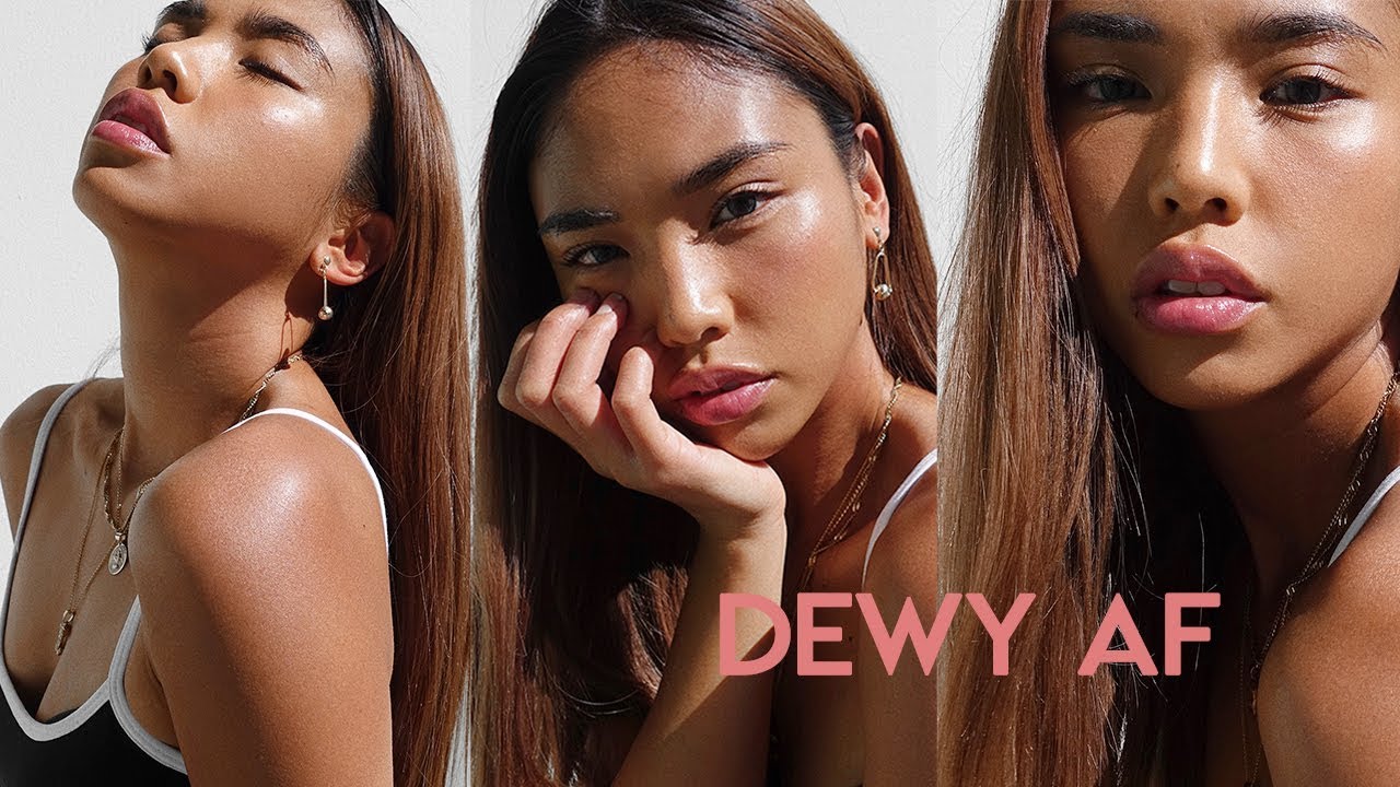 DEWY MAKEUP | Natural Dewy AF No-Makeup Makeup Tutorial | rachelteetyler