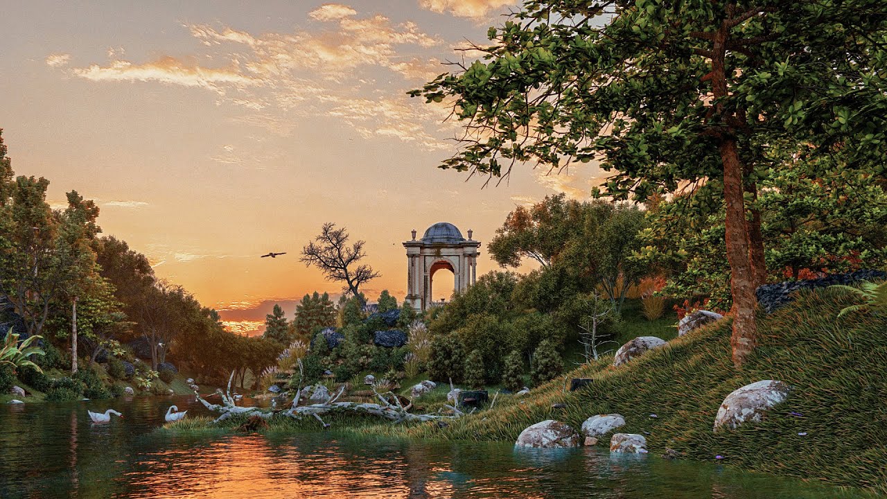 Realistic Render Tutorial 1 / Landscape | Lumion 10