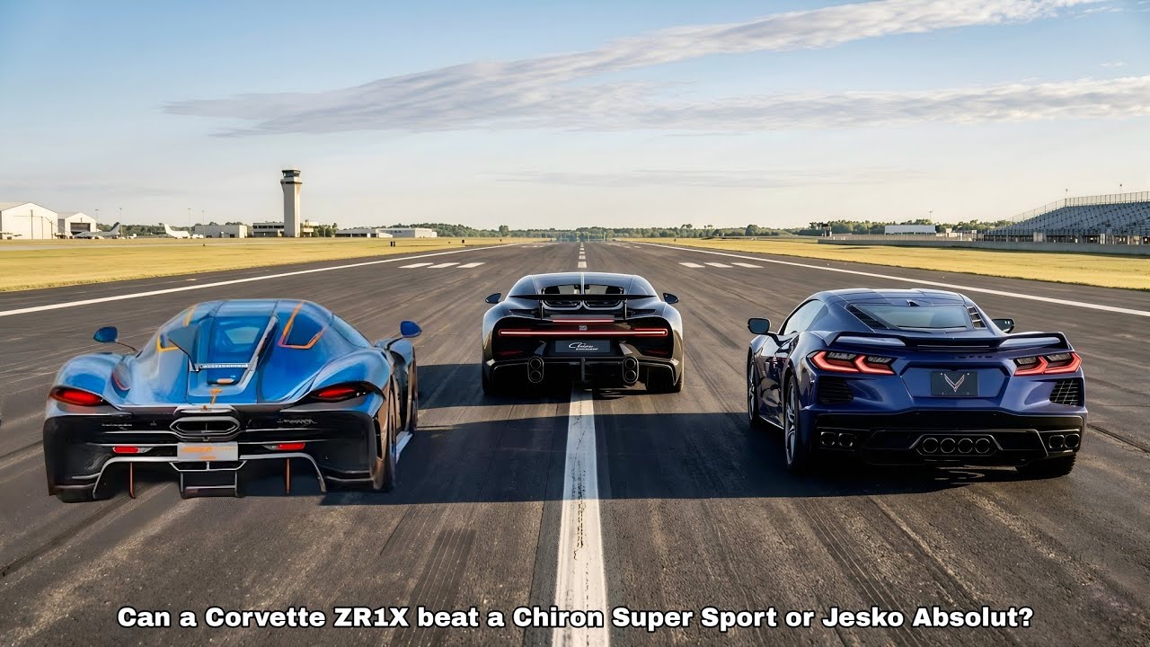Corvette ZR1X vs Chiron SS vs Jesko Absolut: Can the ZR1X beat the fastest hypercars?