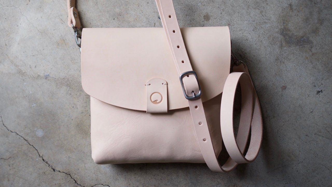 Making a Leather Crossbody Bag by Hand