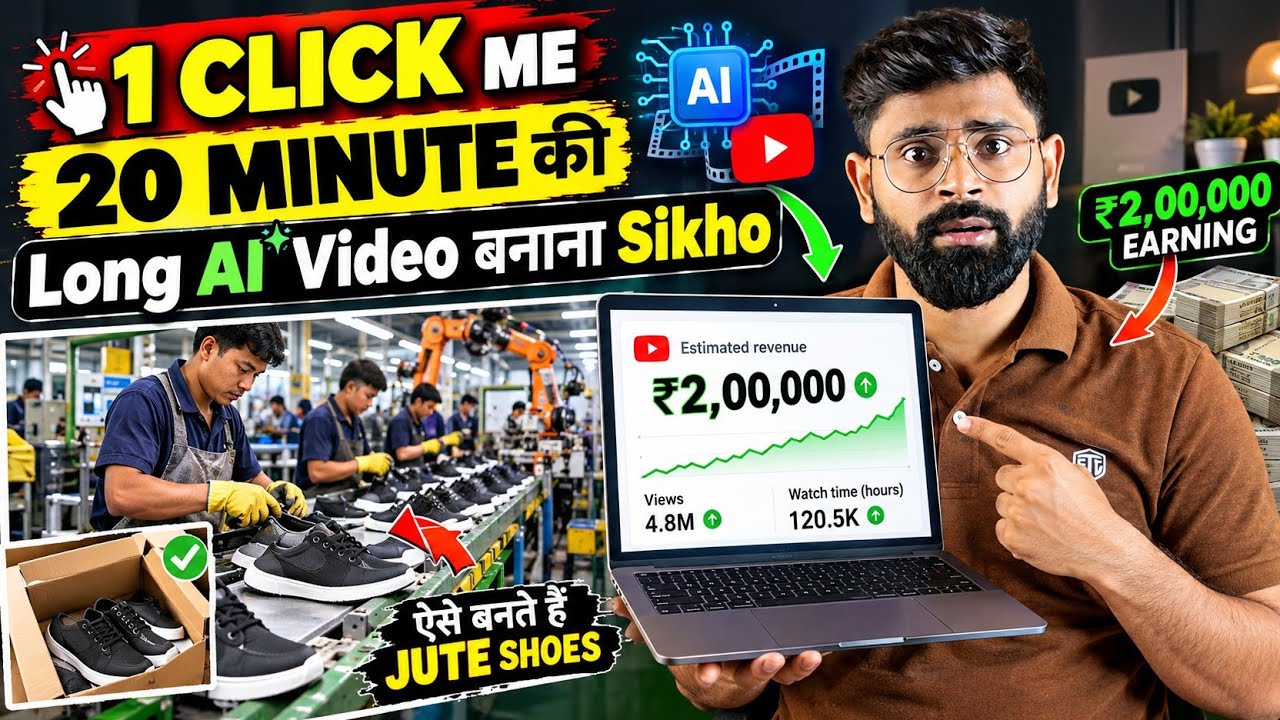 Bulk Me AI Video Kaise Banaye | Long AI Video Kaise Banaye | Bulk AI Video Generator Website