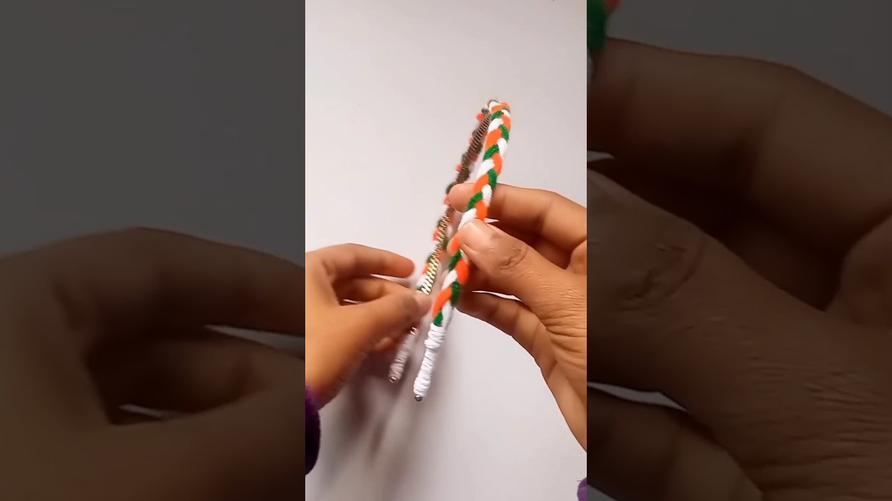 DIY # hairband for Republic Day # Republic Day craft 🇮🇳🇮🇳🇮🇳 # jai hind#