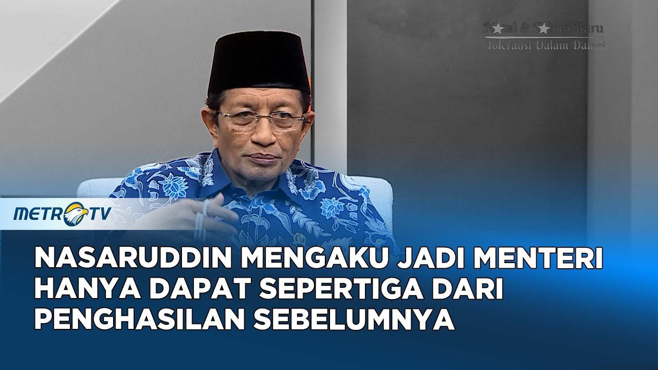 Nasarudin Umar Rela Hanya Dapat Sepertiga dari Penghasilan Sebelumnya demi Jadi Menteri #KICKANDY