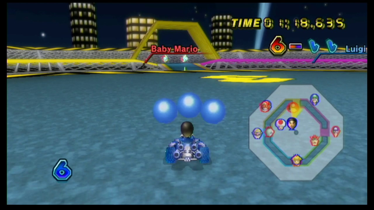 Mario Kart Wii - N64 Skyscraper - Balloon Battle
