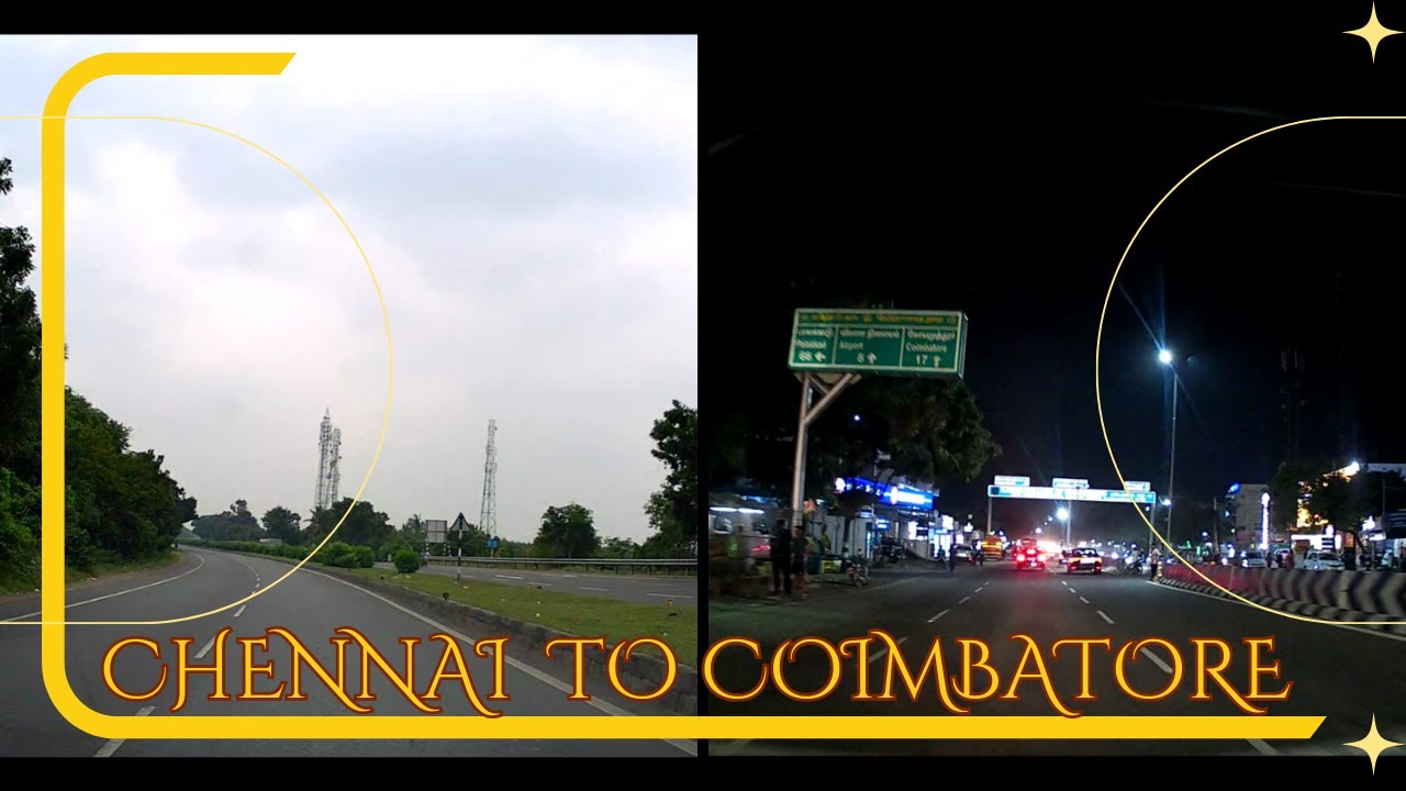 Chennai to Coimbatore Road Drive | Road Trip | Travel Vlog | Road Tour | Toll Plaza | Club Crafteria