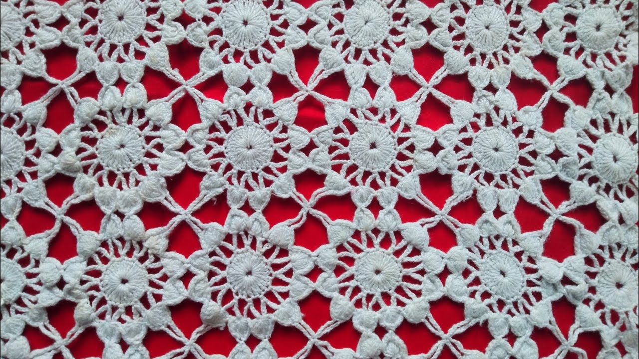 Crochet Table Cloth Design