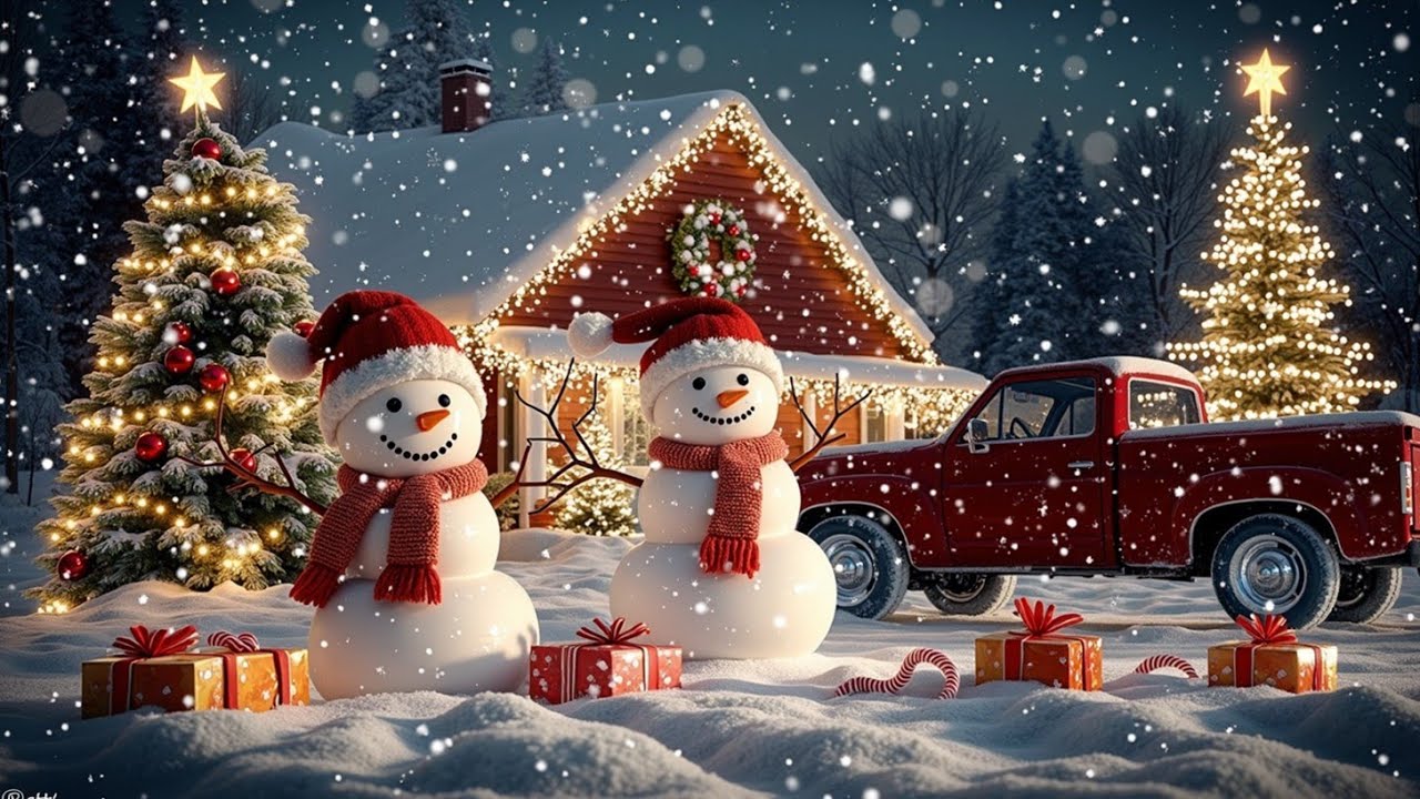 Cozy Vintage Christmas Songs 1950s & 60s - Timeless Holiday Classics & Snowman Joy