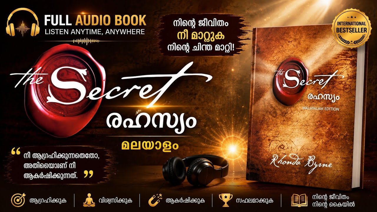 The secret full audio book Malayalam #secret #lawofattraction #manifestation  #trending