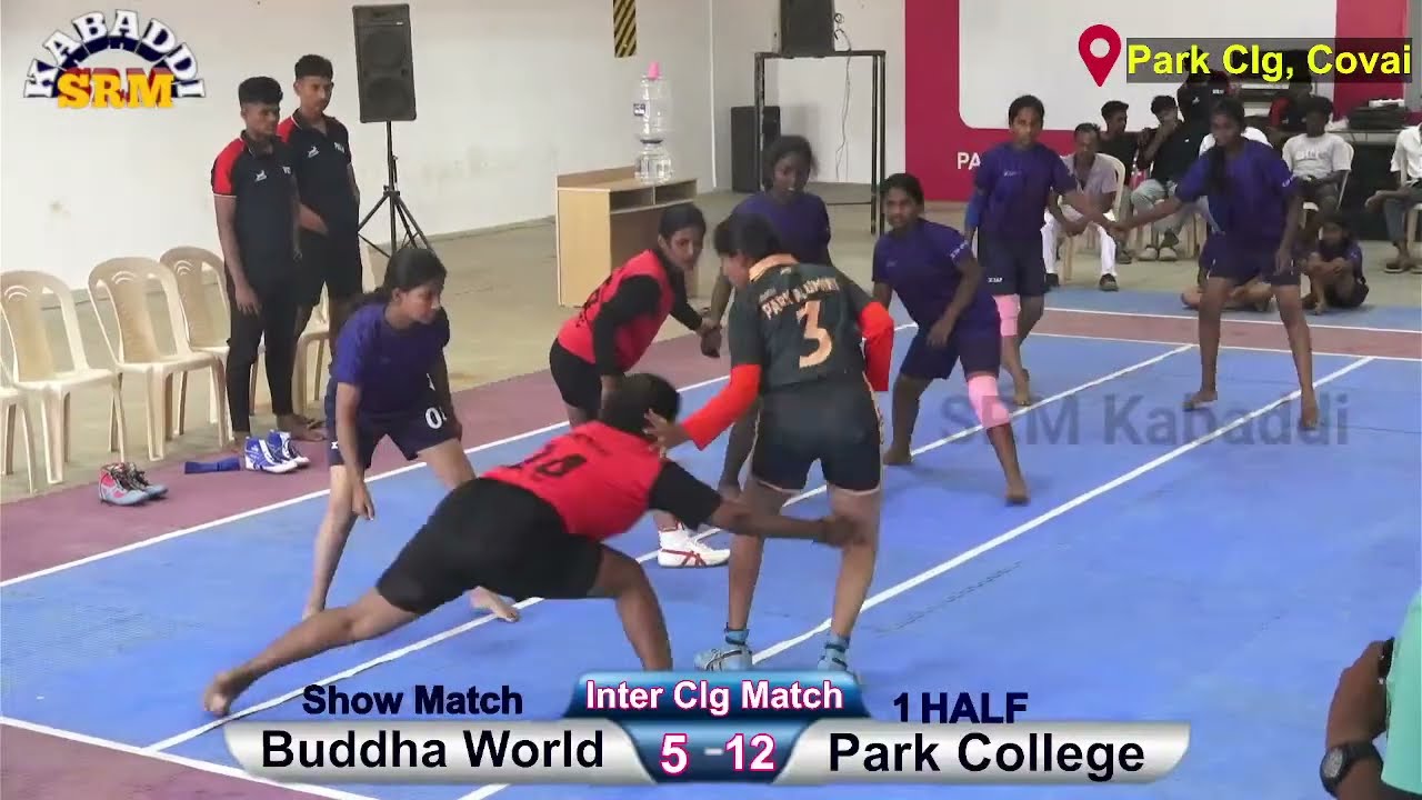 Girls Match  -  Park CLg ,Covai  Vs Buddha ,Covai  State Level  Inter Engineering Kabaddi @Park Clg