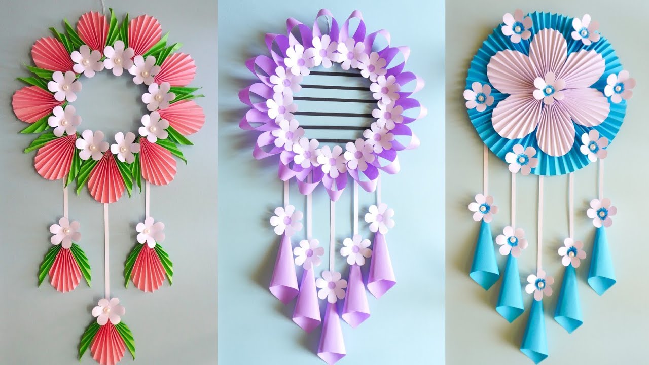 3 Wall Hanging | Cardboard Wall Hanging: Easy & Stunning | wall hanging ideas | Sakthi Crafts