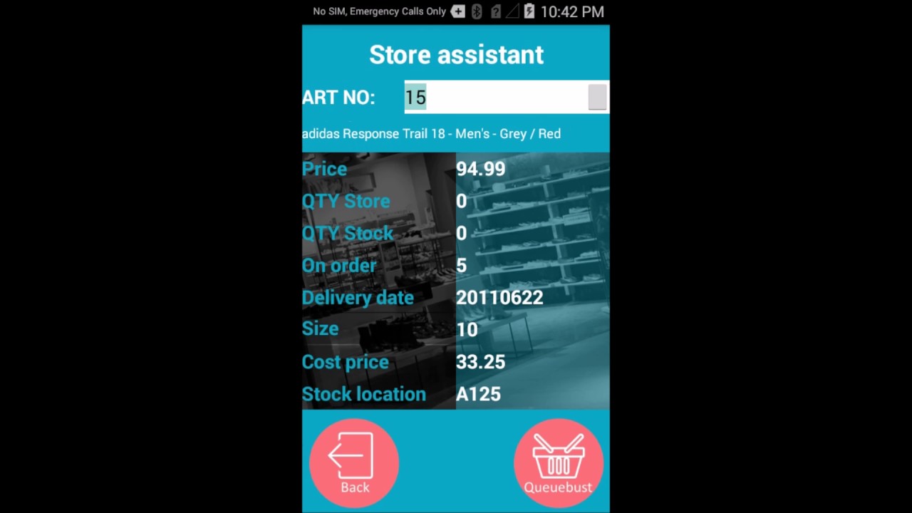Ratail sales assistant app
