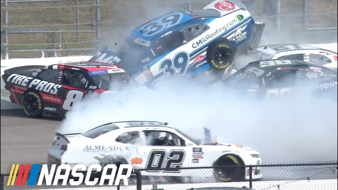 Josh Berry gets loose, triggers massive wreck at New Hampshire