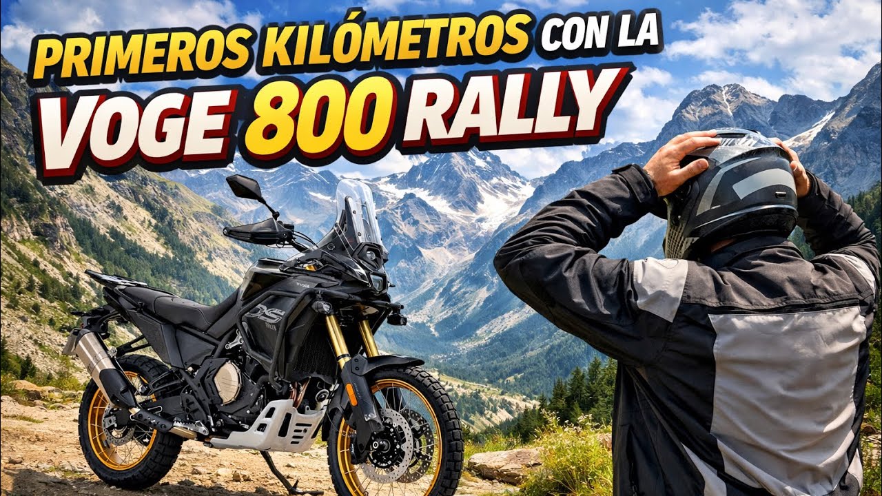 Voge 800 Rally. Primeros kilómetros.