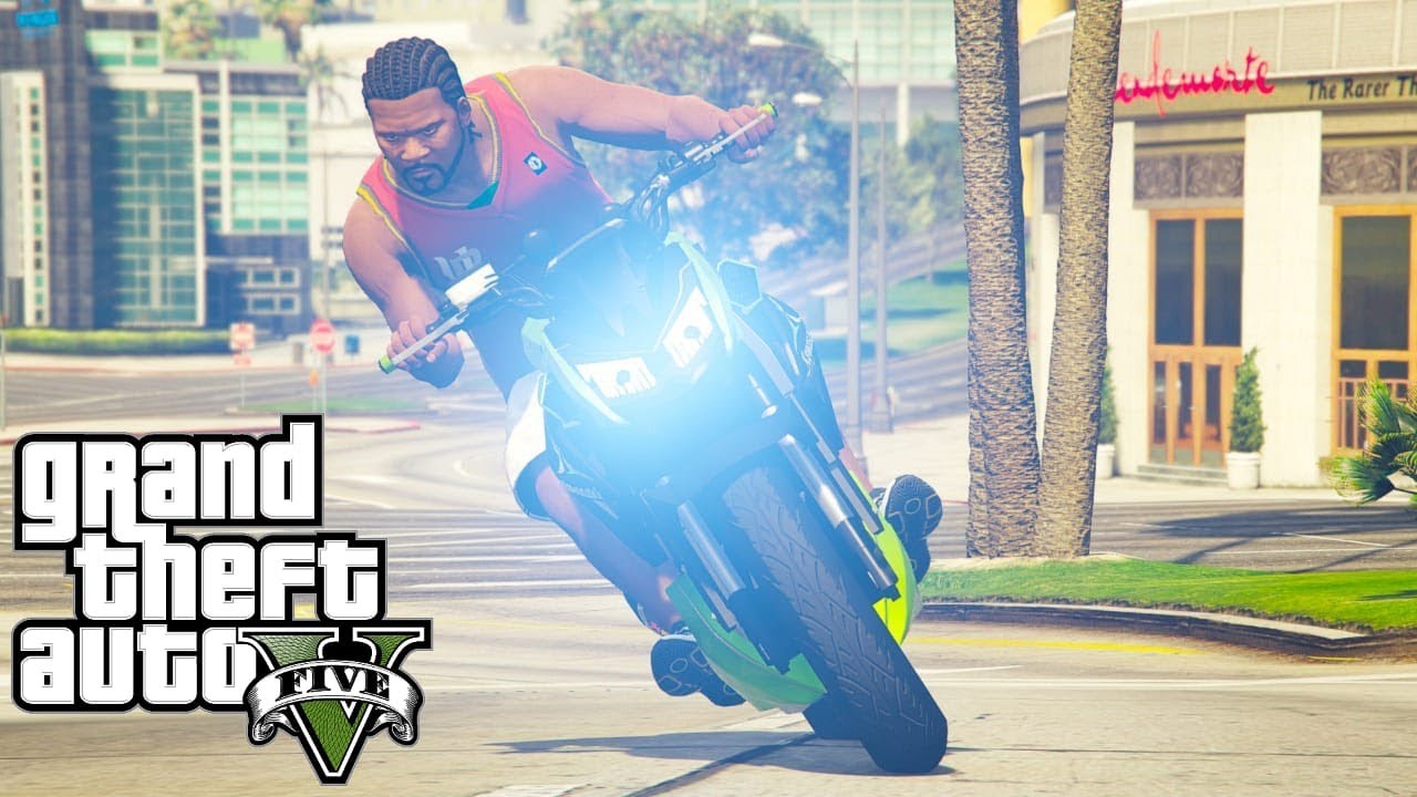 GTA V : FUGA DE KAWASAKI Z1000 : GTA 5 MODS