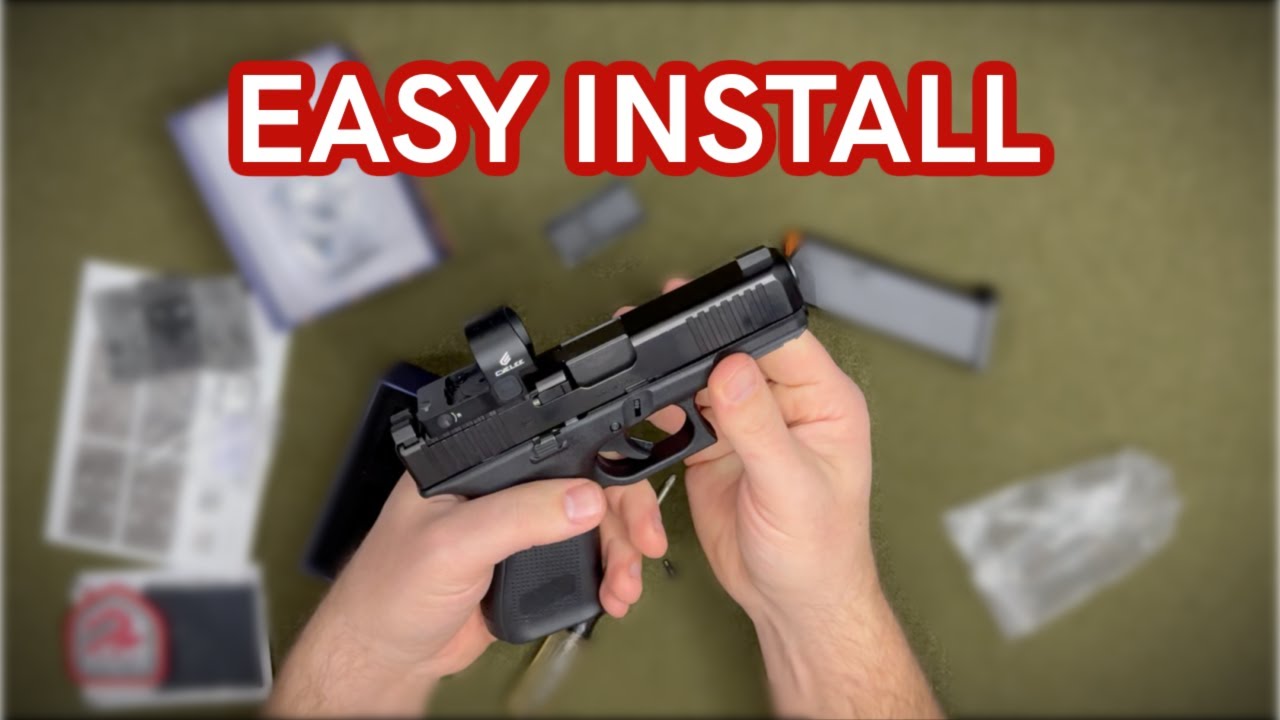 How To Install The Cyelee Chameleon SRS8 Red Dot on a Glock 19 Gen 5