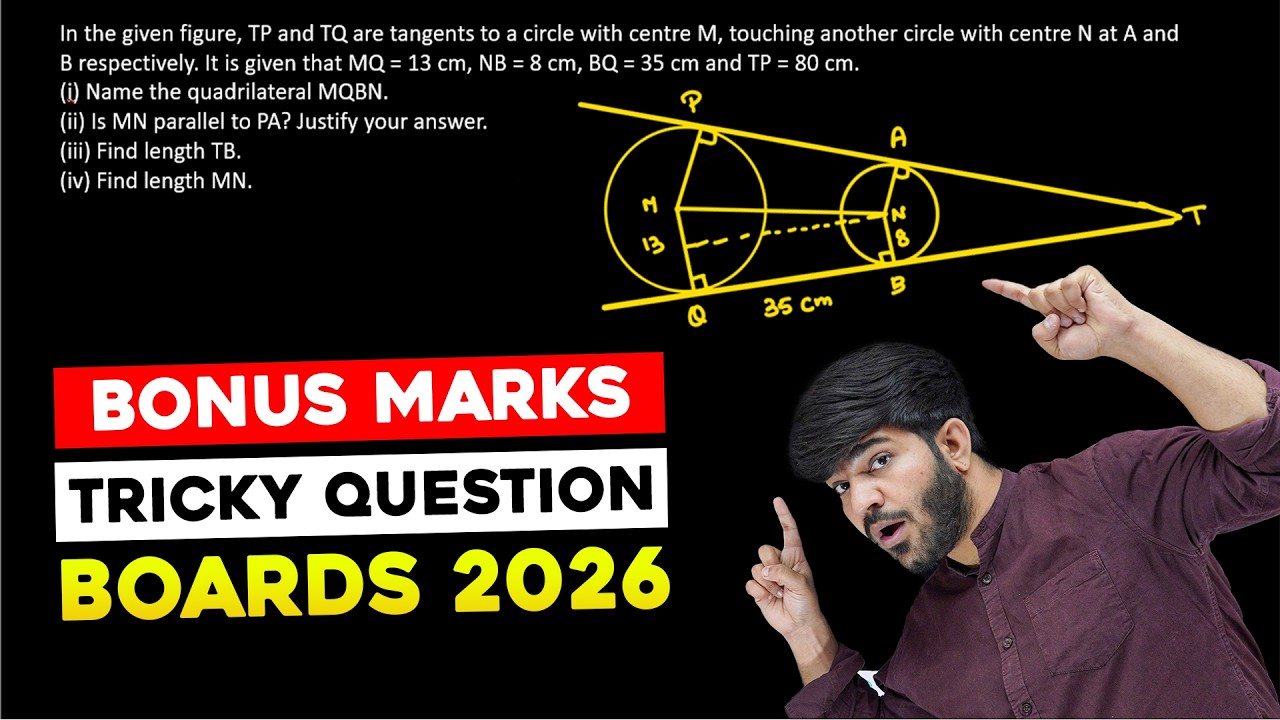 Bonus Marks Milega Class 10 | Circle Ke Tricky Question Ka Solution | Boards 2026