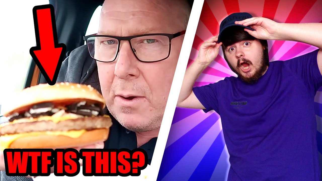 Angry British Food Reviewer Tries Mcdonalds Oreo Burger