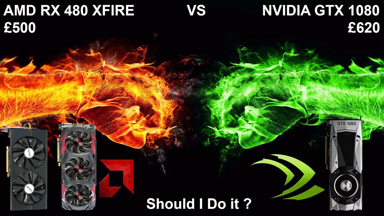 AMD RX 480 8GB Crossfire VS NVIDIA GTX 1080, Do you want to see this?