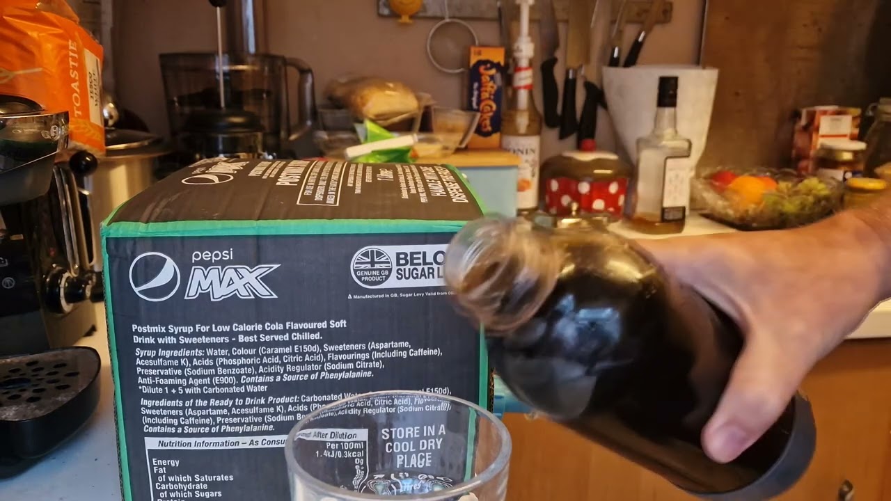 Using Pepsi Bag-in-Box syrup with Sodastream