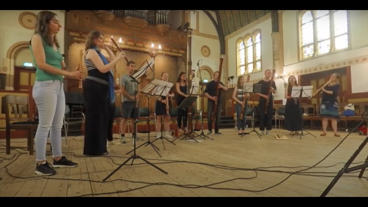 Recorder31, Day 22 — A Day in the Life of The Royal Wind Music at a recording session