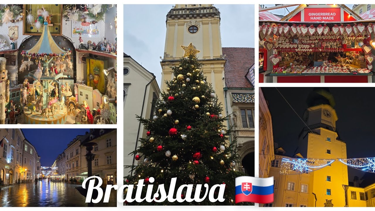 Christmas mood in Bratislava, Slovakia 🇸🇰 ✨️ 