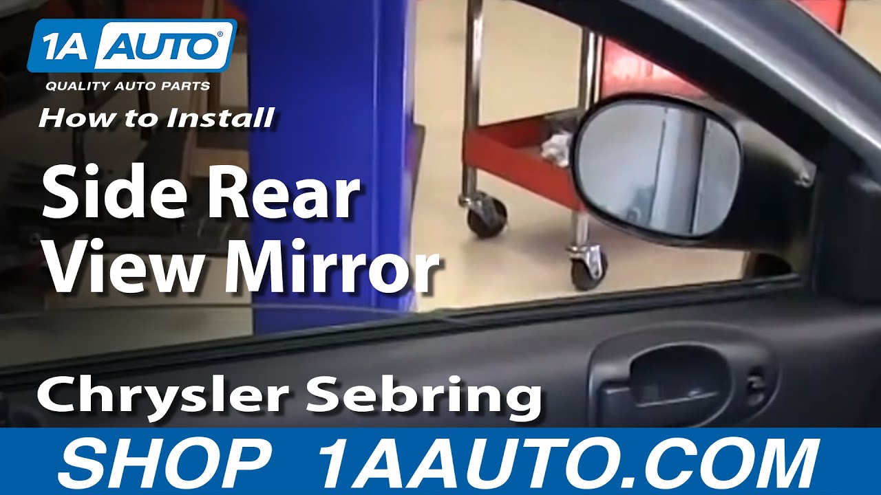 How to Replace Mirror 01-06 Chrysler Sebring