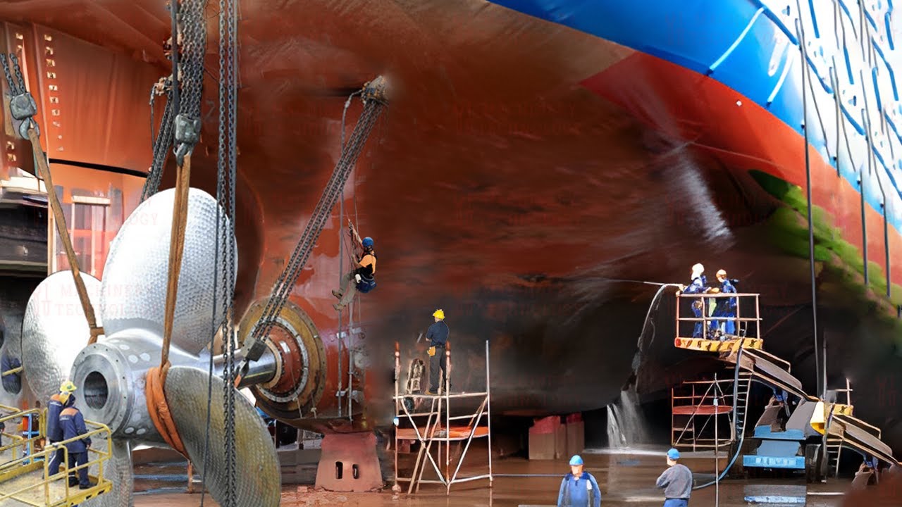 Amazing Process Of Maintaining And Repairing Ships - Satisfying Ship Maintenance Techniques