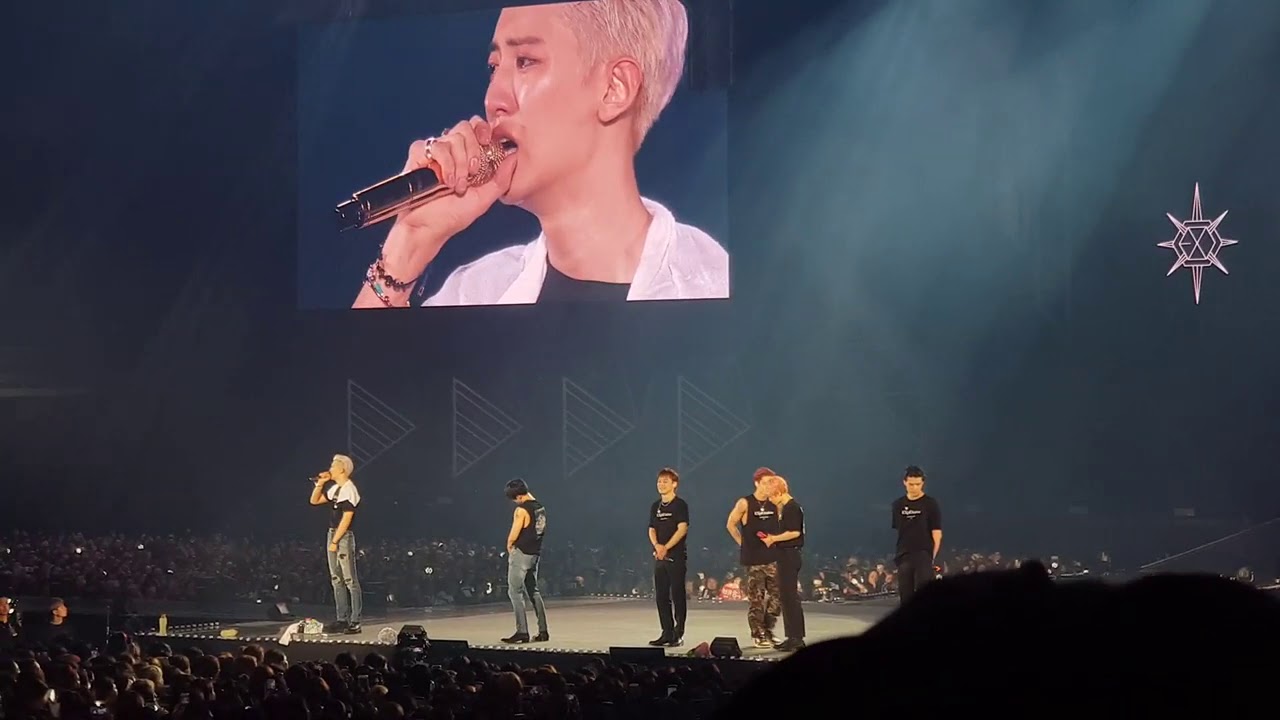 190728 ENGSUB EXO PLANET#5 EXplOration Ending Ment(Chanyeol Crying)