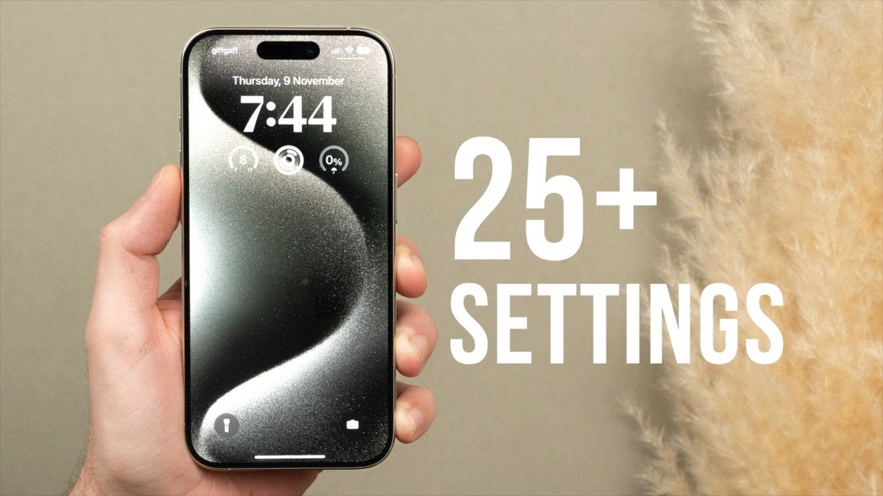 25 настроек iPhone 15/15 Pro, которые НУЖНО изменить немедленно!