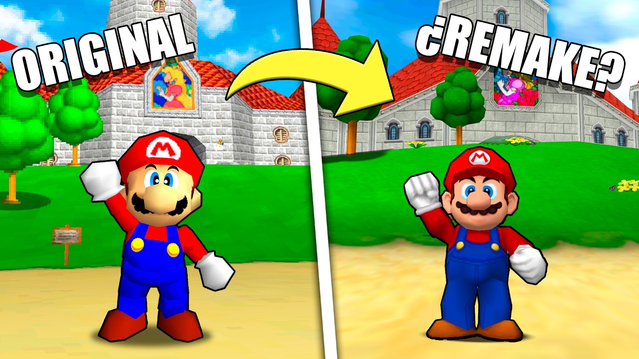 HICIERON un REMAKE de SUPER MARIO 64!!