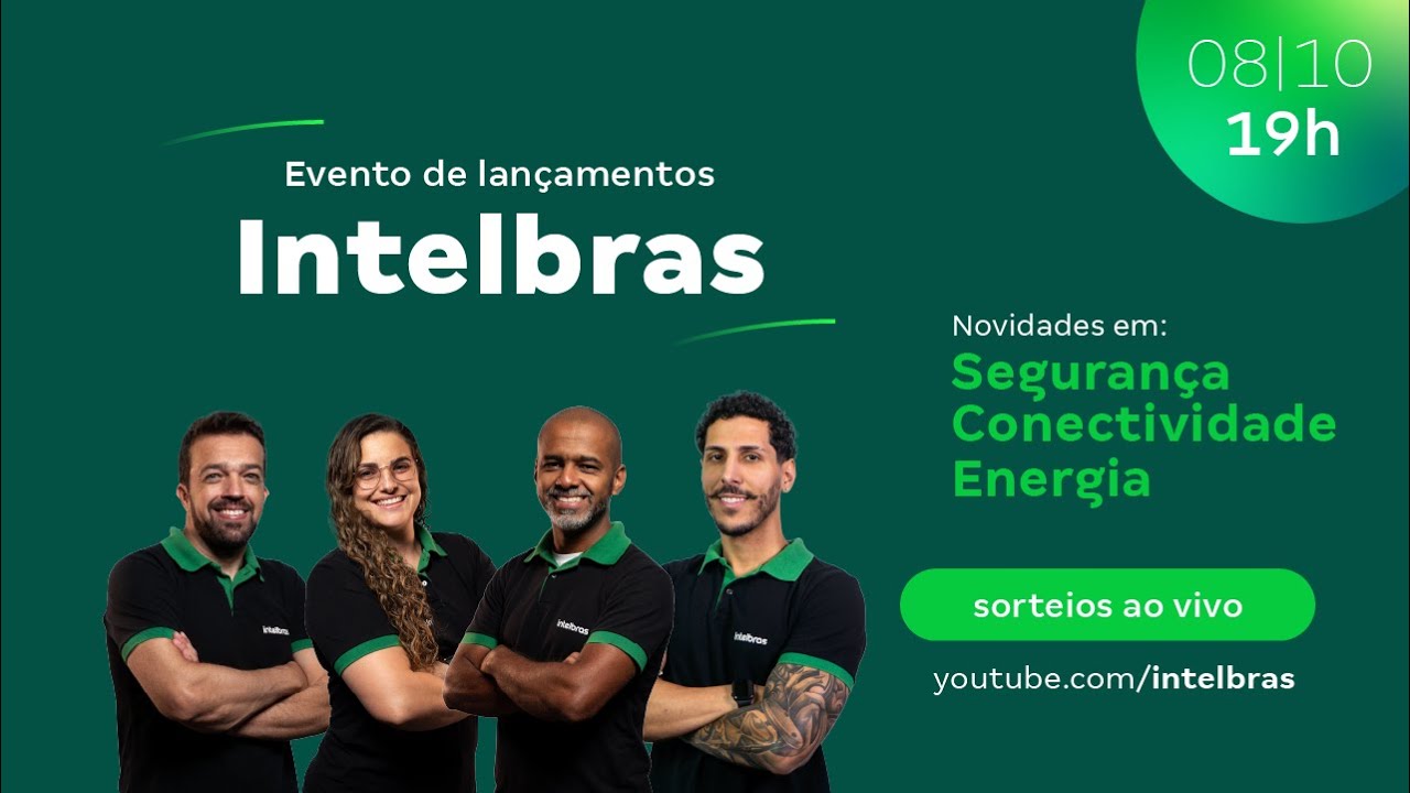 Eventos de lan&ccedil;amentos Intelbras - Outubro 2025
